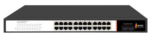 BC2224PG2F-400W 24 Port Gigabit Ethernet PoE Switch.